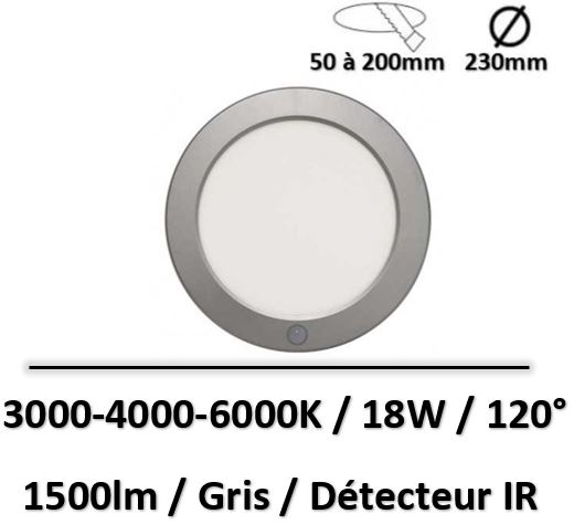 spot-led-saillie-encastre-gris-miidex-18W