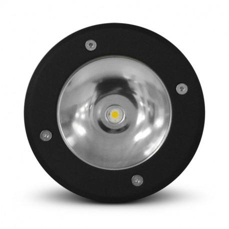 spot-led-encastrable-sol-rond-3w-4000°k-noir-inox-316-l