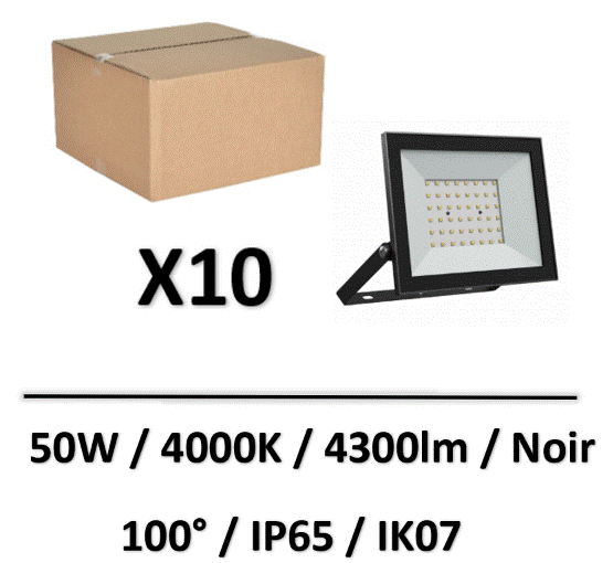 lot-projecteur-led-50W