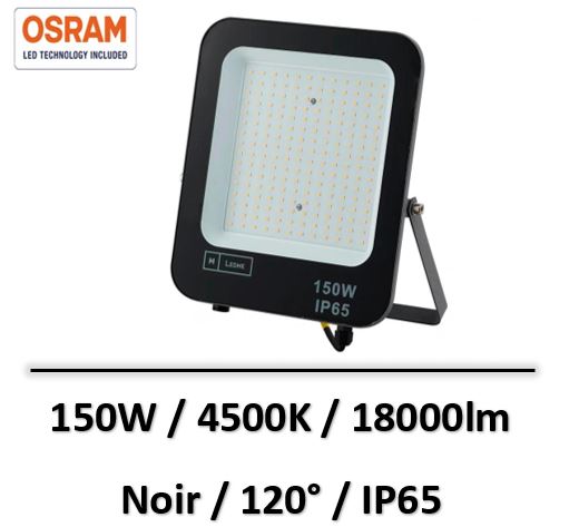 projecteur-led-150W-noir-ledme