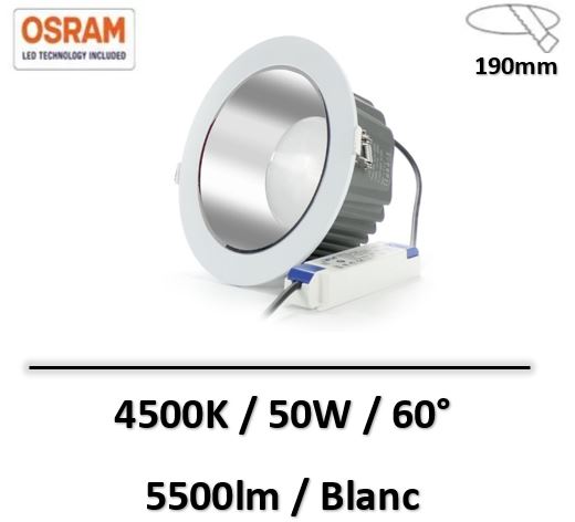 Ledme - Downlight Led Bless 50W (Ugr 17) 4500K - LM4255