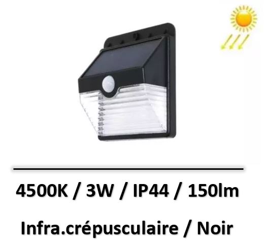 applique-led-solaire-3W-ledme