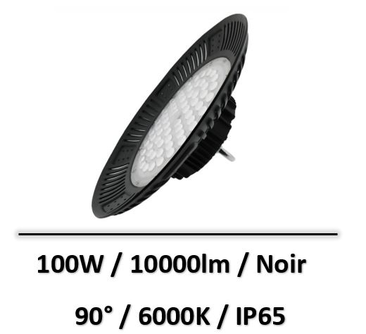 UFO Projecteur LED 100W, 10000LM UFO Spot high bay lumière d