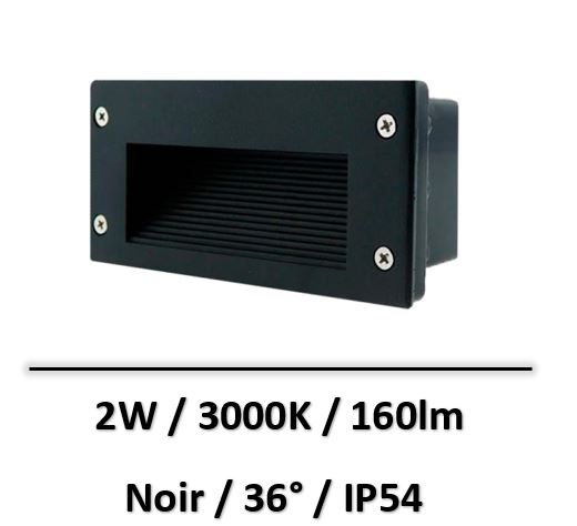 spot-led-2W-noir-ledme-applique
