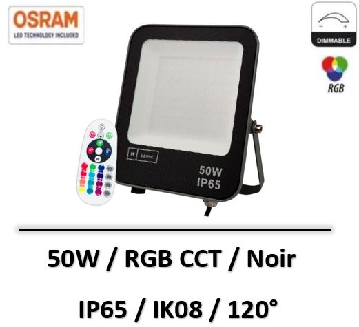 projecteur-led-noir-RGB-50W