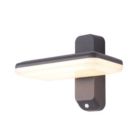 applique-murale-led-13w-orientable-détecteur-3000°k-gris-ip54