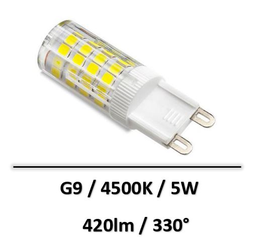 ledme - AMPOULE LED G9 5W 4500K - LM7121