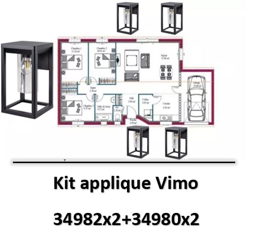 kit-applique-led-noir-kanlux