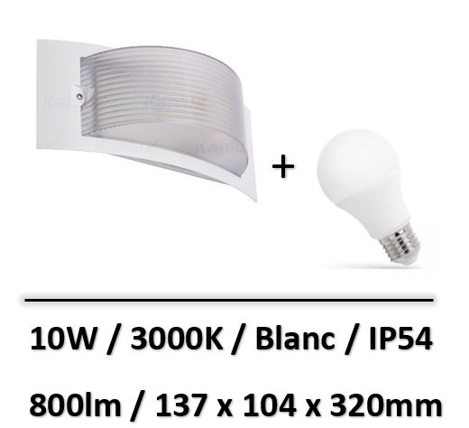 applique-led-kanlux--10W-blanc-IP54
