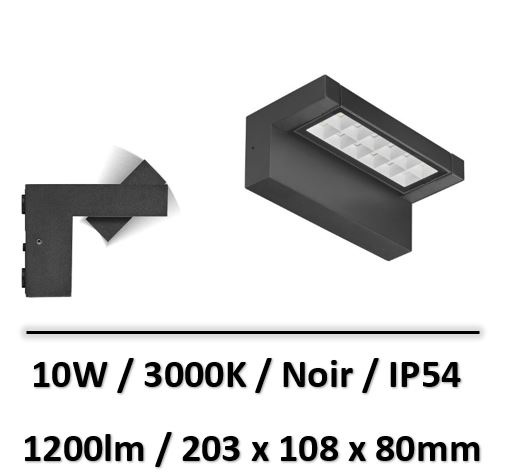 applique-led-noir-be-led-10W