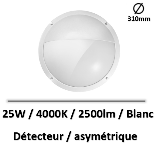 Be-led - TF099 - FOG ASYM SENSOR-25W-IP66-WHITE-4000K-850° - BL12256503