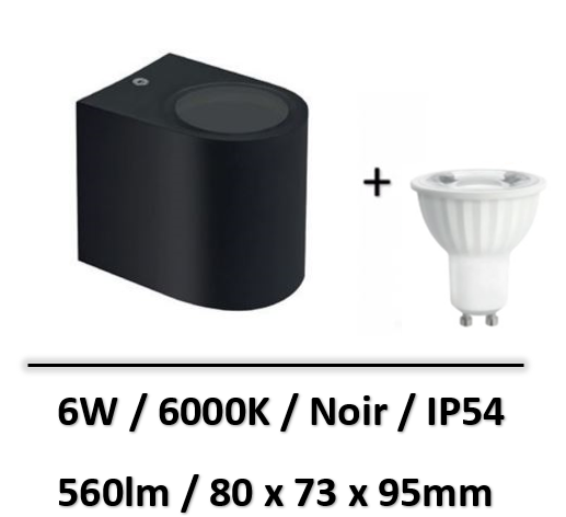 parete-6000k-6W-led-spectrul