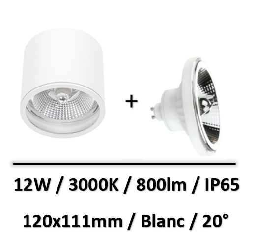 spot-led-saillie-IP65-blanc-led