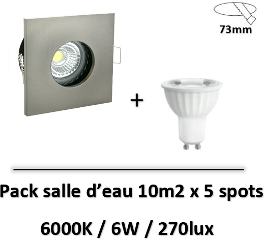 spot-led-carre-IP65-pack-salle-deau-10m2