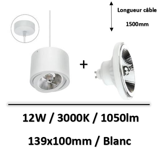 ampoule-led-AR111-GU10-suspendu