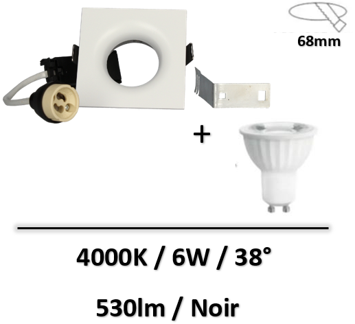 spot-led-arlux-carre-blanc-6W