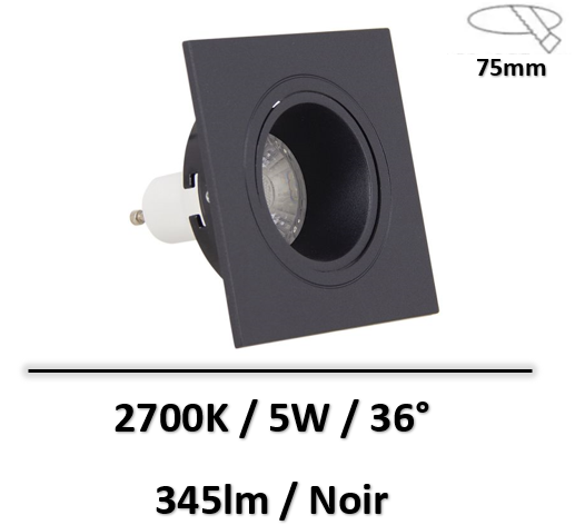 spot-led-encastre-noir-xanlite