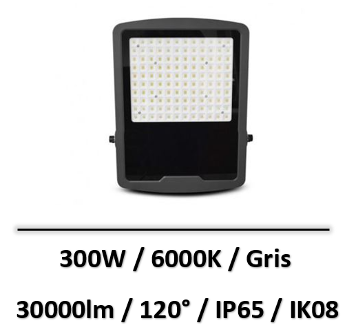 projecteur-led-gris-miidex-300W