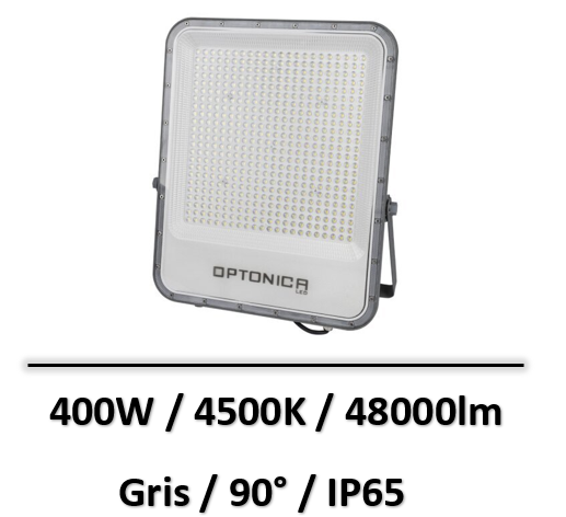projecteur-led-optonica-400W-gris