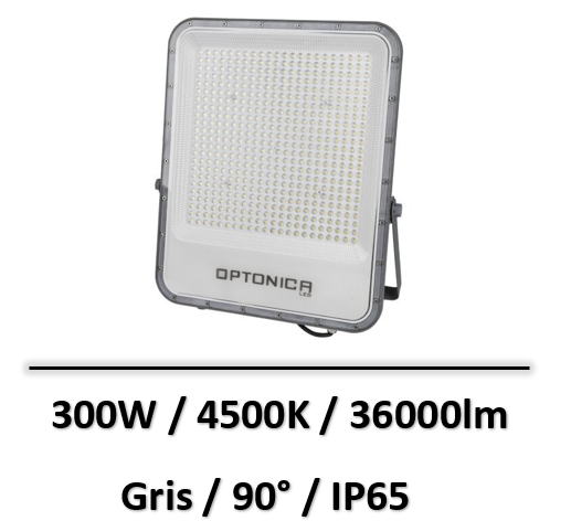 projecteur-led-300W-gris-optonica-45000K