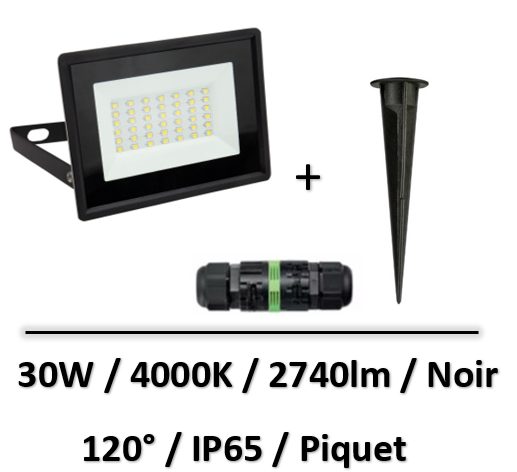 projecteur-led-noit-30W-piquet