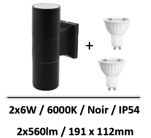 applique-led-noir-IP54-ledme
