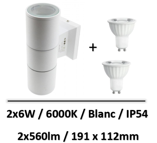 applique-led-blanc-6000K-6W-ledme