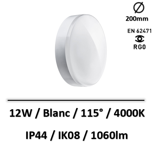 hublot-led-12W-be-led-blanc