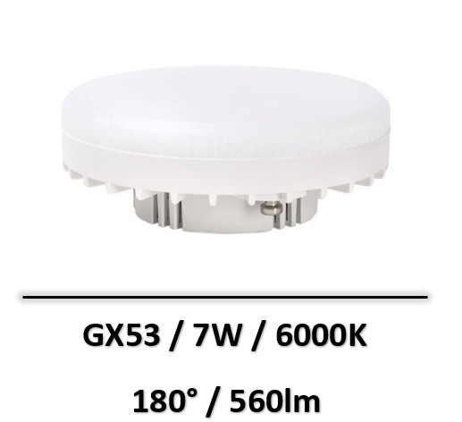 ampoule-ledGX53-6000K-7W