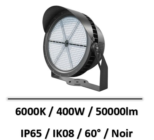 projecteur-led-400W-noir