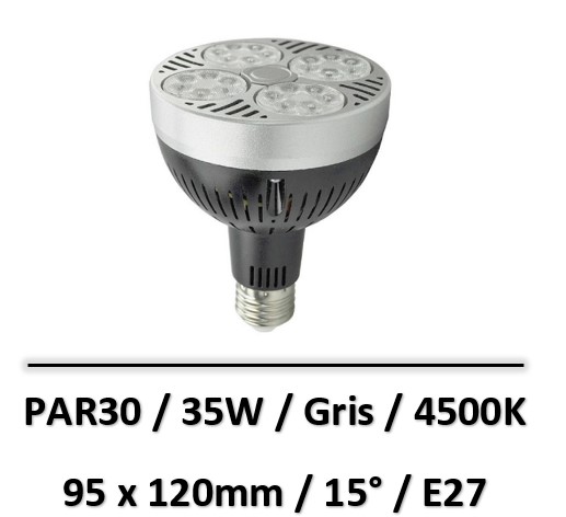 ampoule-led-35W-PAR30-gris