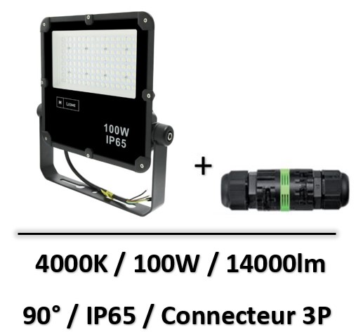 projecteur-led-100W-ledme-connecteur