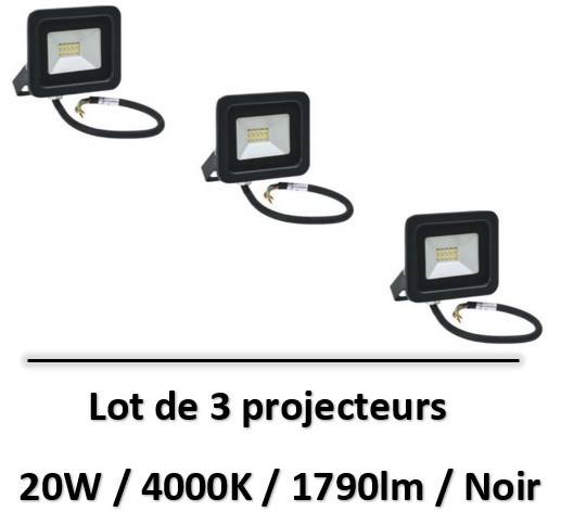 lot-projecteur-led-20W