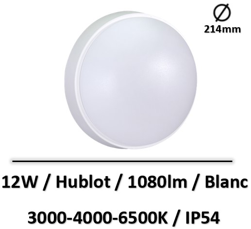 hublot-led-blanc-12W-tibelec