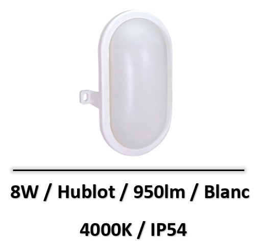 hublot-led-ovale-blanc-8W-tibelec