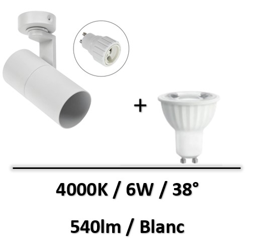 spot-led-saillie-orientable-blanc-6W-spectrum