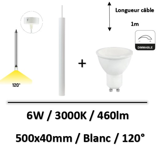 applique-led-blanc-suspendu-6W