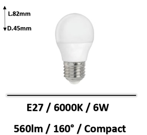 ampoule-led-E27-compact-6W