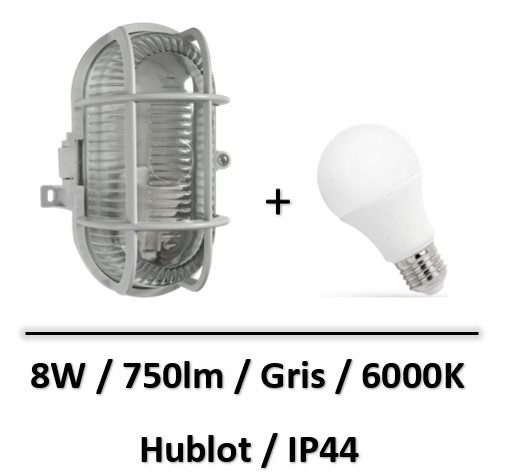 hublot-led-8W-gris