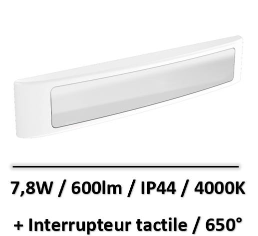 Lebenoid - Réglette Vernosc LED 600lm 4000K Inter blanc - 055123