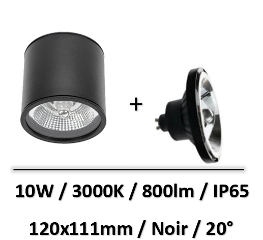spot-led-saillie-noir-spectrum-IP65