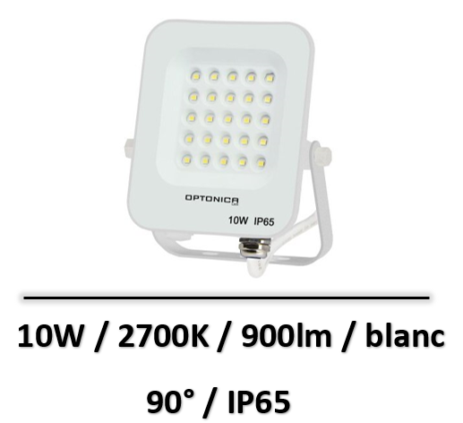 projecteur-led-10W-blanc