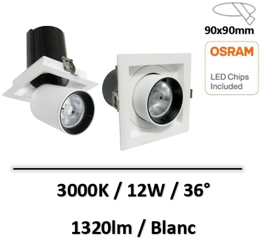 spot-led-ledme-3000K-blanc