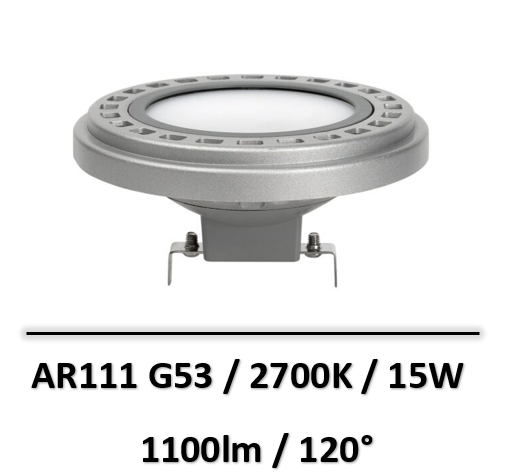 Optonica - LED Bulb AR111 G53 120° - 1518