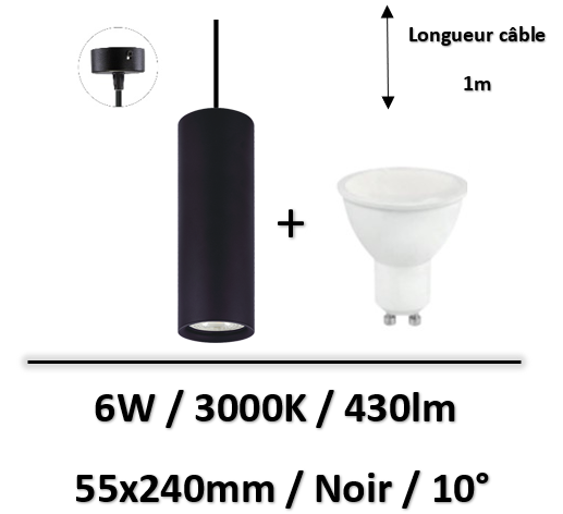 spot-led-suspendu-10°