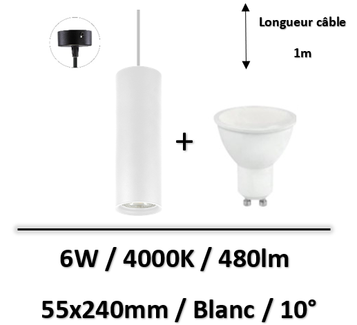 spot-led-suspendu-10°