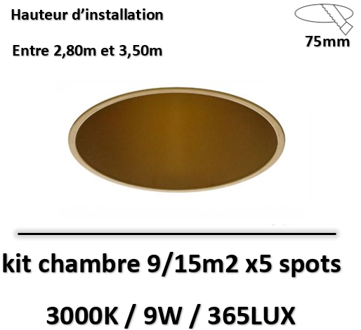 spot-led-doré