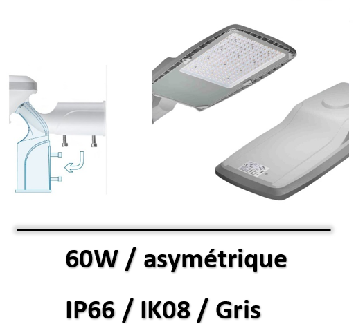 Be led - LANTERNE ASY 60W-3000K-IP65 - BL10606504