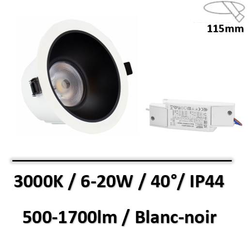 spot-led-blanc-noir