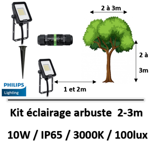 eclairage-arbuste-philips